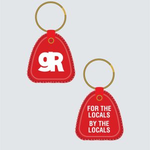 FOR THE LOCALS KEYCHAIN- Red